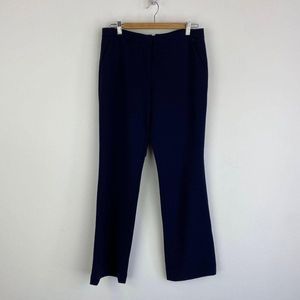 KARL LAGERFELD Navy Blue Straight Leg Pant